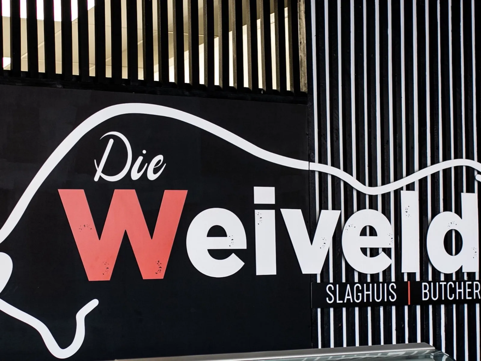 Die Weiveld Slaghuis shopfront