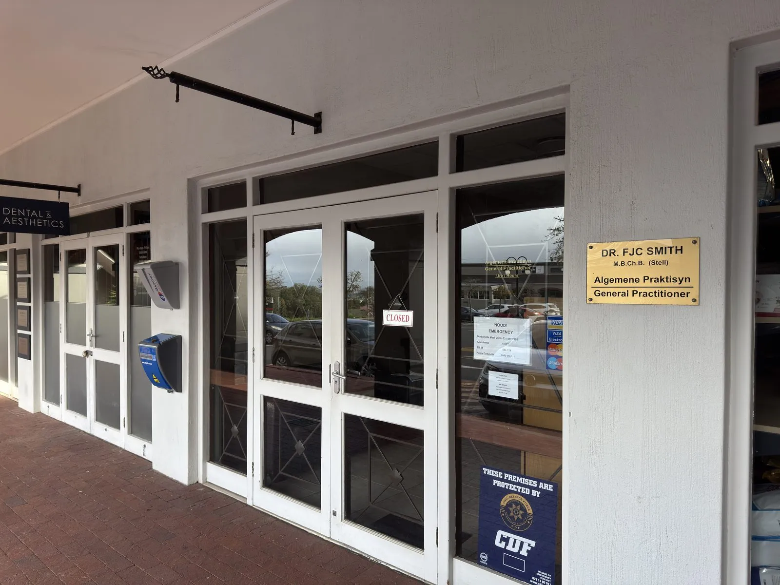 Dr FJC Smith shopfront
