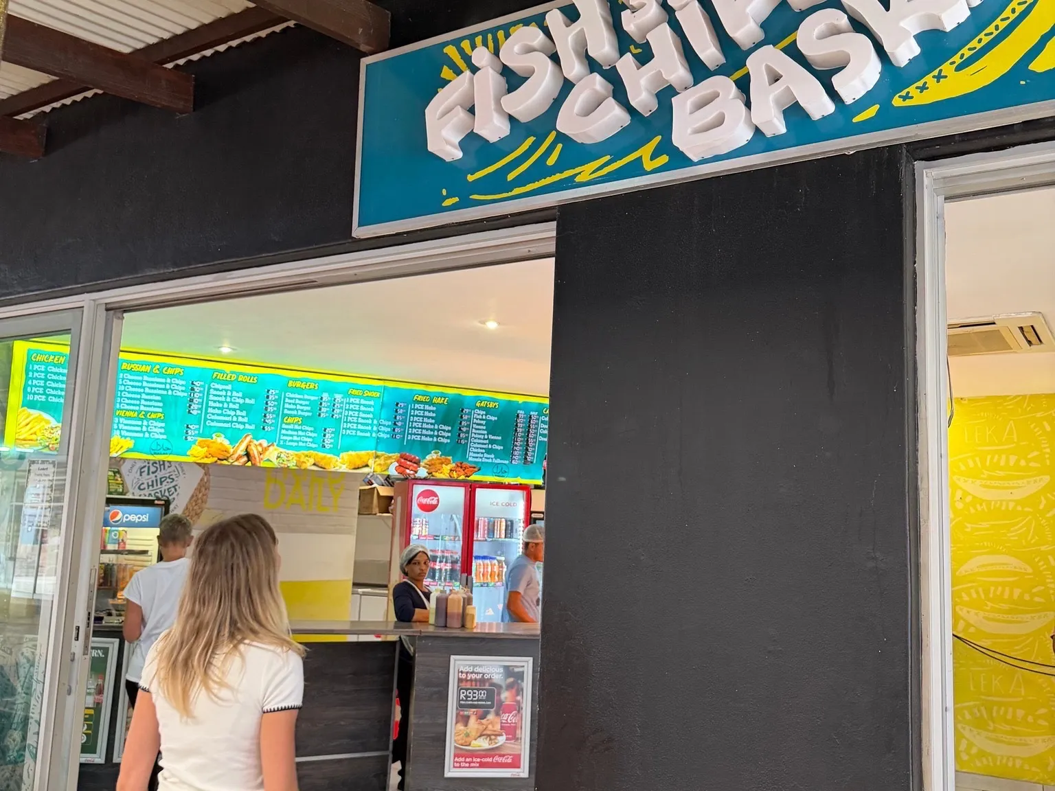 Fish and Chips Basket shopfront