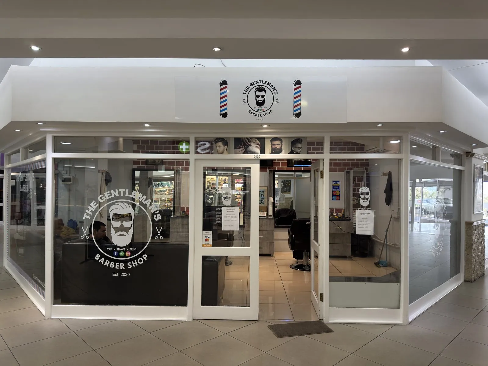 The Gentleman's Barber shopfront