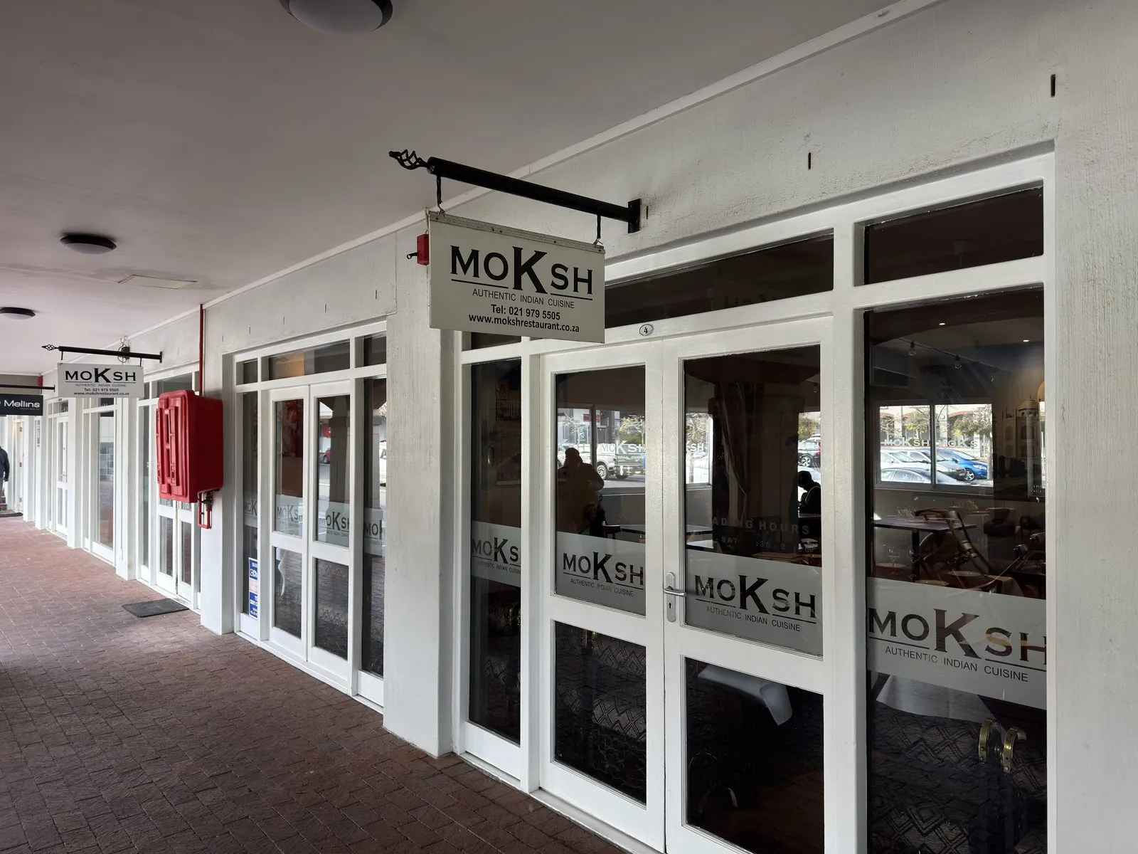 Moksh Indian Restaurant shopfront