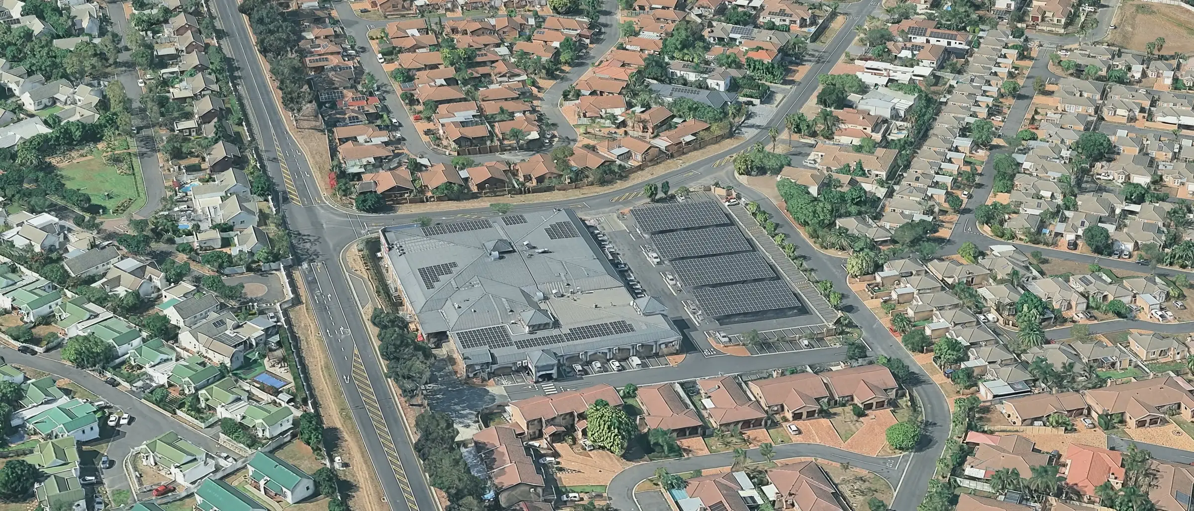 Ipic Shopping Centre Sonstraal from the air.