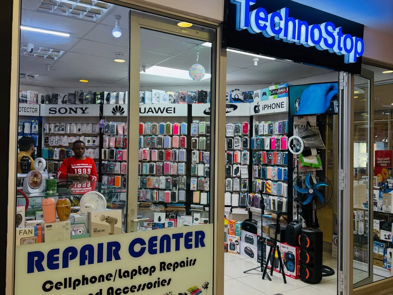 Techno Stop shopfront