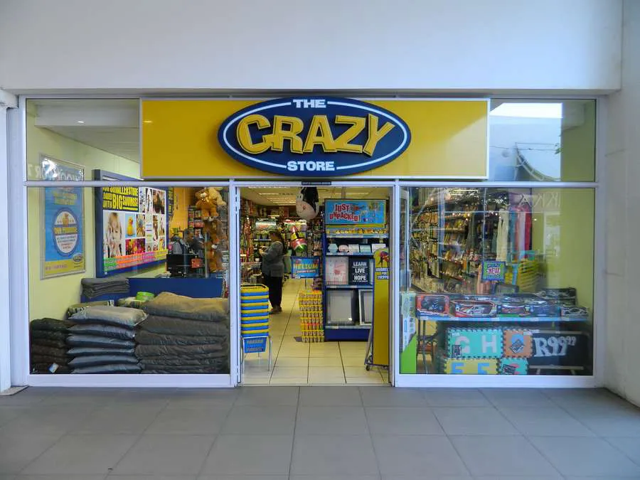 The Crazy Store shopfront